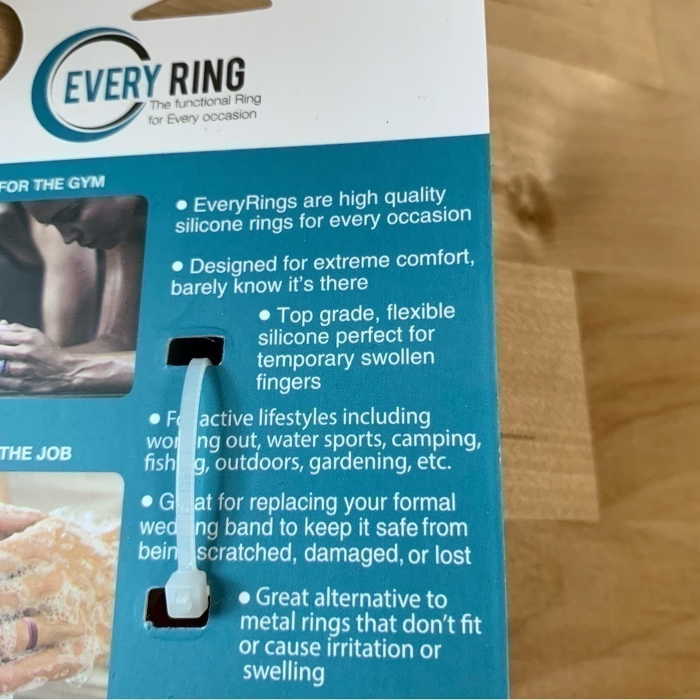 EVERY ring jewelry 5 pack silicone ring variety set sz small NWT - Picture 16 of 16